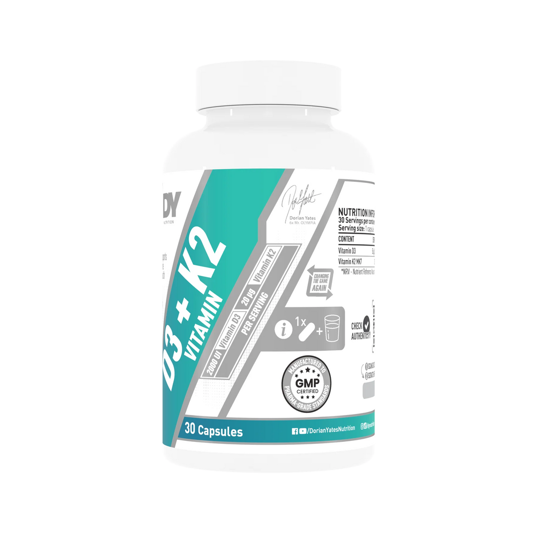 Dorian Yates Vitamin D3 + K2 – 30 kapsula