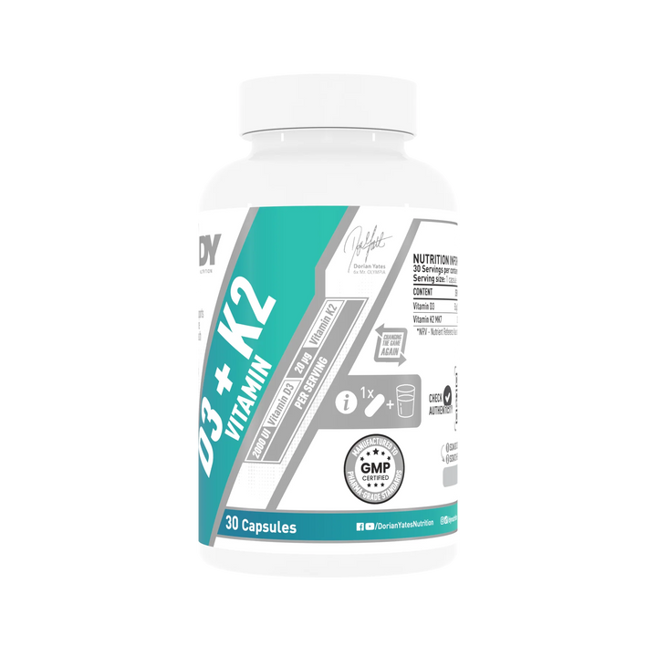 Dorian Yates Vitamin D3 + K2 – 30 kapsula
