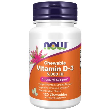 Vitamin D-3 5000 IU – 120 žvakaćih tableta